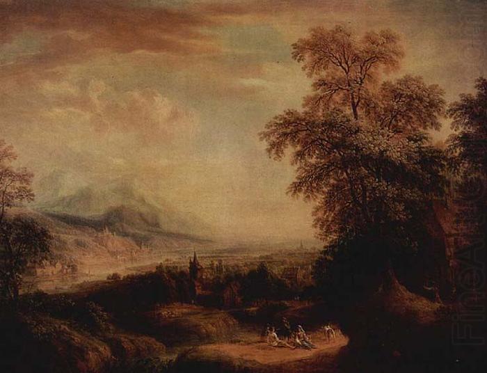 Gebirgslandschaft, Christian Georg Schutz the Elder